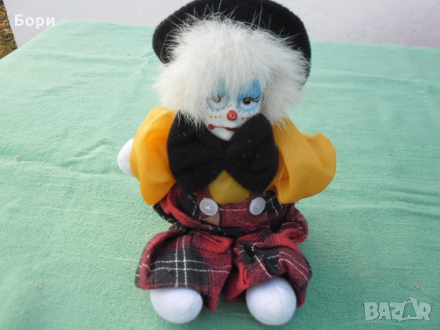 Немска порцеланова кукла клоун, снимка 4 - Кукли - 35011538