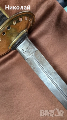 Огромен европейски палаш, сабя, шпага 110см дължина, снимка 6 - Антикварни и старинни предмети - 53939420