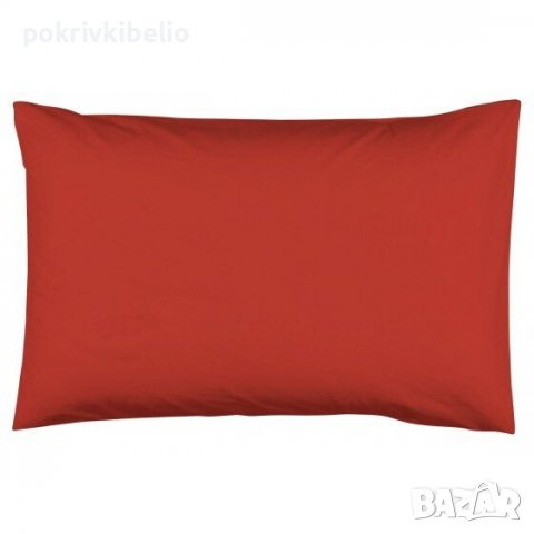 #Калъфка за възглавница 50/70см, Цвят аленочервен , снимка 1 - Спално бельо - 40237019