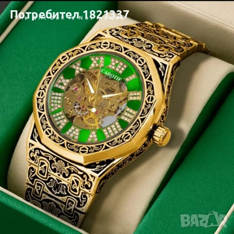 Луксозен механичен автоматичен водоустойчив часовник 