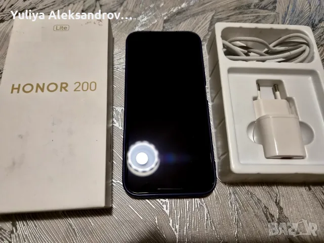 Продавам HONOR 200 Lite, 5 G, 256 GB, black., снимка 2 - Други - 56503010
