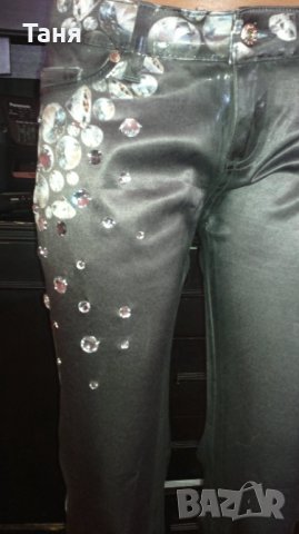 Панталон Стефанел с камъни, снимка 2 - Панталони - 34343301