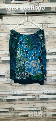 Desigual XL-дамска блуза (А-241), снимка 2 - Блузи с дълъг ръкав и пуловери - 56533496