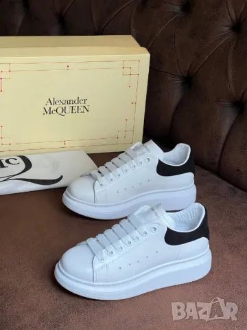 дамски маратонки Alexander Mcqueen от естествена кожа , снимка 5 - Маратонки - 48341146