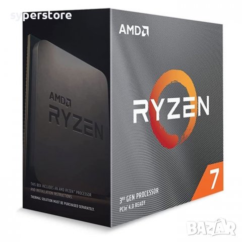 Процесор за компютър, CPU AMD Ryzen 7 5700X 8C, 16T, 3.4, 36MB, AM4, Box, SS300224