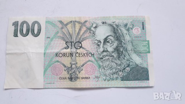 100 Крони 1995 година Чехия, снимка 5 - Нумизматика и бонистика - 42517657