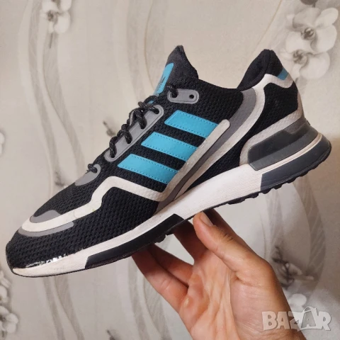 Adidas ZX 750 HD „Bright Cyan“  номер 45 1/3 оригинални маратонки , снимка 10 - Маратонки - 50716947