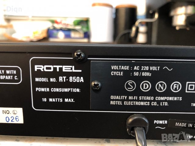 Rotel rt-850 тунер, снимка 15 - Ресийвъри, усилватели, смесителни пултове - 37371803
