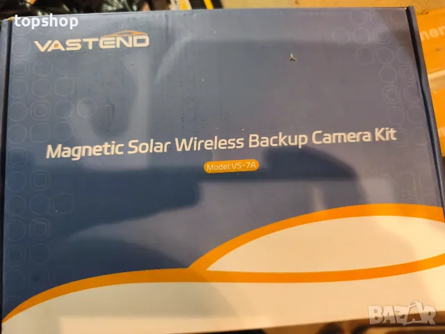 НОВА Безжична соларна камера за задно виждане VASTEND VS-7A (7" HD монитор, 10000mAh, IP69) , снимка 9 - Аксесоари и консумативи - 55710483
