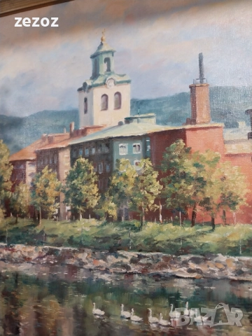 Авторска картина масло върху платно, снимка 2 - Картини - 52199744