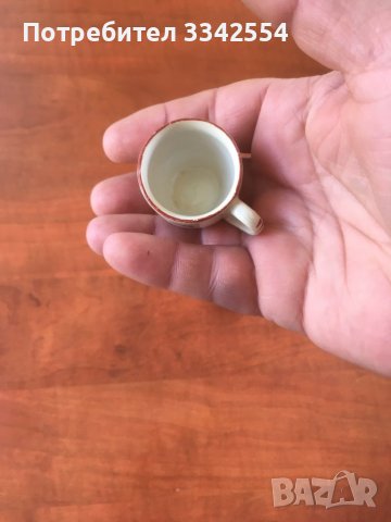 ЧАША ЧАШКА ПОРЦЕЛАН БЪЛГАРИЯ ОТ СОЦА ЗА РАКИЙКА, снимка 4 - Антикварни и старинни предмети - 36618342