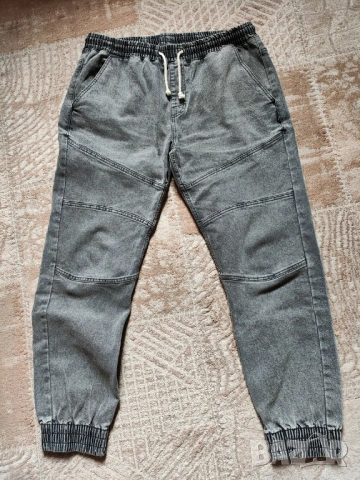 Сив, дънков джогър Sinsay, № 34 (L), снимка 3 - Дънки - 54025545