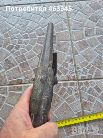 пистолет, пищов, евзалия, кремъклия, снимка 6 - Антикварни и старинни предмети - 55779807