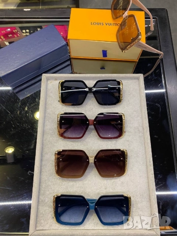 очила с черен обикновен калъф и ув защита louis vuitton burberry dolce gabbana, снимка 2 - Слънчеви и диоптрични очила - 51458831