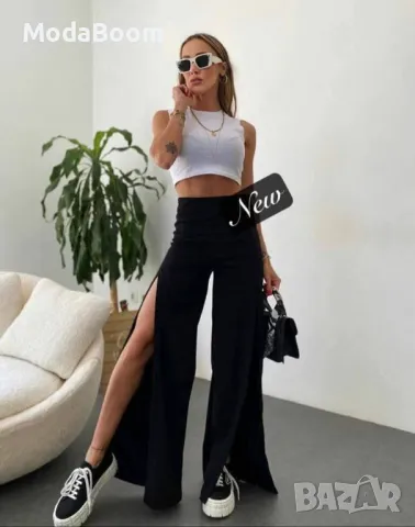 Дамски панталон с цепка, снимка 2 - Спортни екипи - 48951633