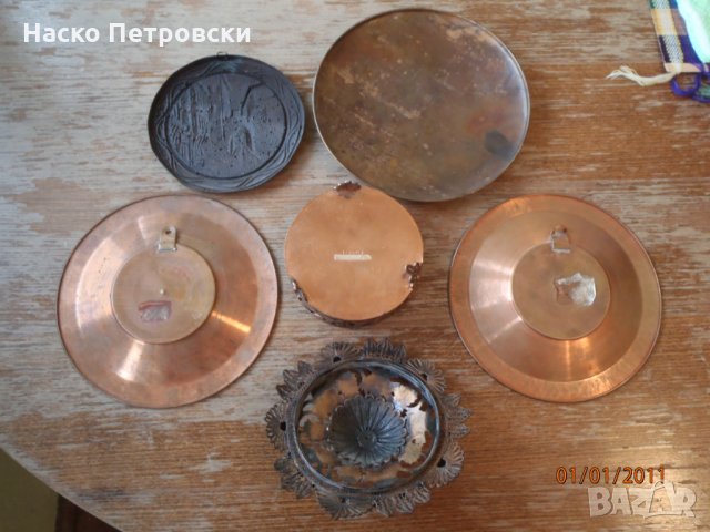 РЕТРО декоративни съдове от ръчно кована чиста мед., снимка 3 - Декорация за дома - 31193981