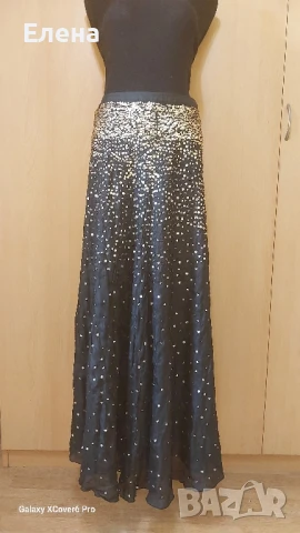 Пола NO.L.ITAN.Y.C. 100% коприна. размер L/XL., снимка 2 - Поли - 50582515