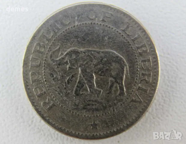 Либерия - 5 цента, 1972 г. - 106 L, рядка