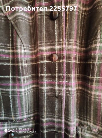 Карирано вълнено сако, снимка 2 - Сака - 31897531