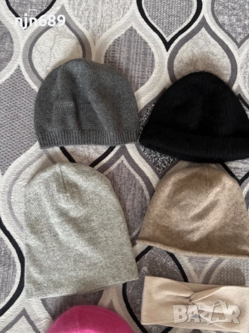 Шапки от 100% кашмир, снимка 4 - Шапки - 52989721