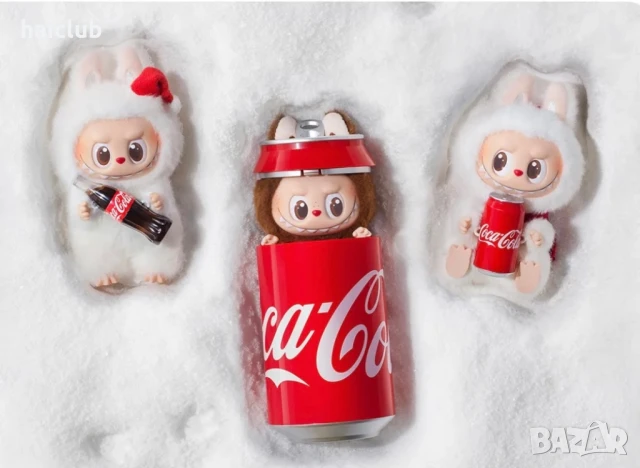 Labubu Coca Cola плюшена играчка/Лабубу Кока Кола, снимка 13 - Плюшени играчки - 50721248