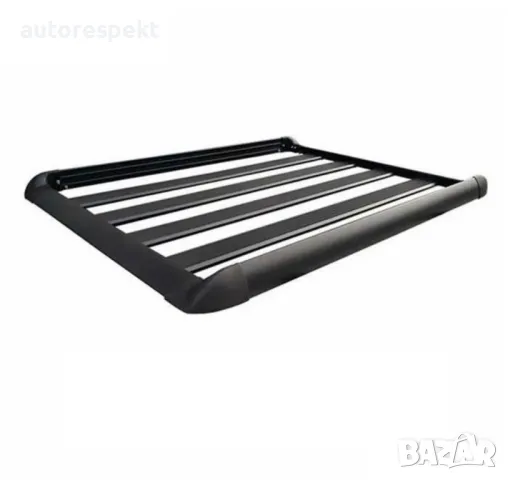 Багажник за покрив Aluminium 127х 96 х 9 см  - Черен 3 размера + напречни греди, снимка 3 - Аксесоари и консумативи - 48334035
