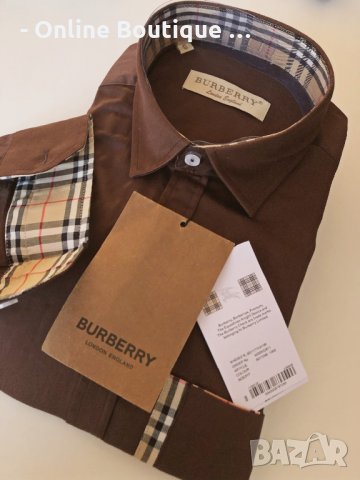 Burberry мъжка риза КОД 24, снимка 5 - Ризи - 30410638