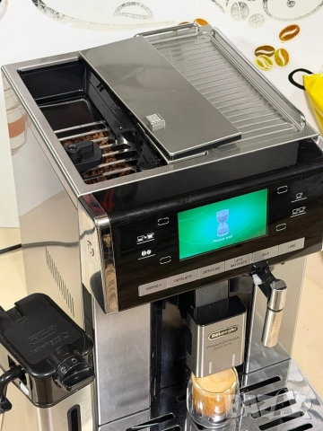 Кафемашина кафе автомат delonghi Primadonna Exclusive с гаранция, снимка 2 - Кафемашини - 52730436