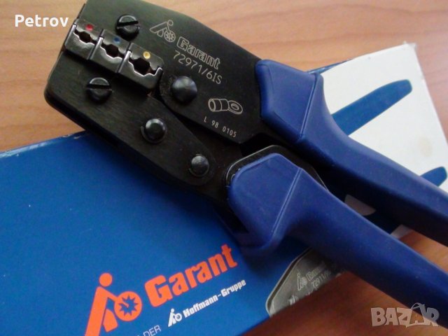 GARANT - Hoffmann Gruppe - Made in Germany- ТОП Profi Кримпклещи за кабелни обувки 0,5-6 mm²!!НОВИ!!, снимка 1 - Клещи - 30036894