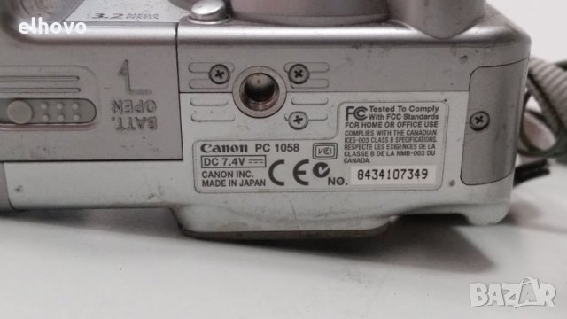Фотоапарат Canon Power Shot S1 IS, снимка 4 - Фотоапарати - 29549306