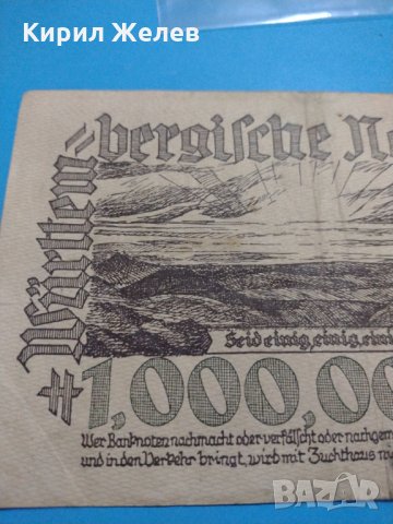 Рядка банкнота - един милион марки 1923 година Германия - 18889, снимка 9 - Нумизматика и бонистика - 31186496