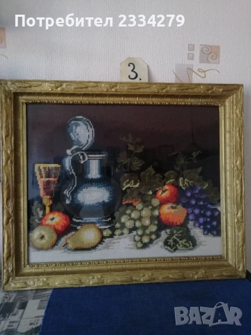 Стари гоблени големи, ръчно изработен в австрийско ателие. , снимка 11 - Гоблени - 47887362