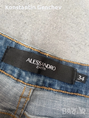 Къси дънки alessandro zavetti, снимка 2 - Дънки - 52517224