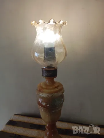 Стара настолна лампа, снимка 7 - Настолни лампи - 49855591
