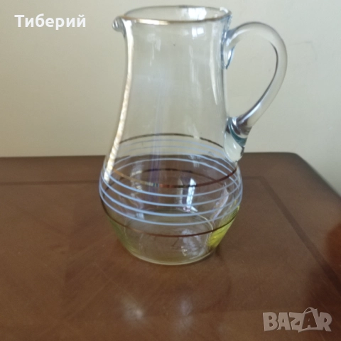 Стъклена кана ретро/стара, снимка 5 - Аксесоари за кухня - 52183803