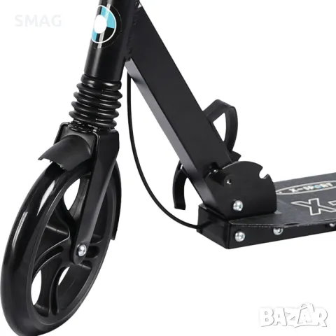 Черна алуминиева тротинетка S_1233246, снимка 2 - Скутери и тротинетки - 48568188