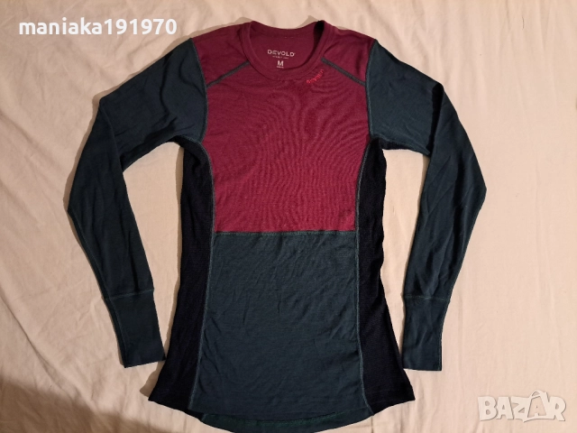 Devold Hiking мерино (L) и (М)  дамски термо блузи 100% Merino Wool , снимка 10 - Спортни екипи - 42846841
