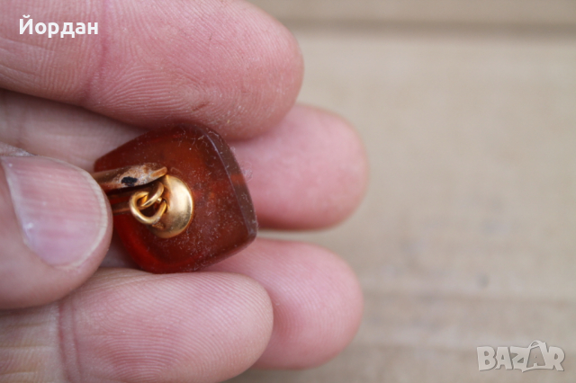 СССР кехлибарени копчета за ръкавели, снимка 4 - Антикварни и старинни предмети - 44792684