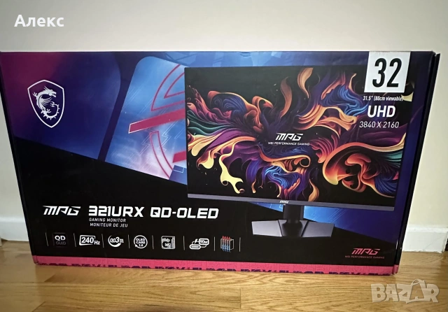 MSI MPG 32” 4K QD-OLED 240HZ