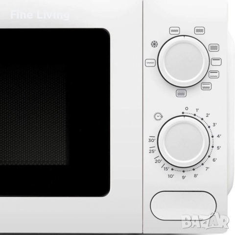 Микровълнова фурна Black+Decker BXMZ701E – 700W, с грил функция, 20 л., снимка 4 - Микровълнови - 52085093