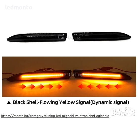 LED динамични мигачи за Ford Mondeo Monto.bg, снимка 5 - Части - 52043460