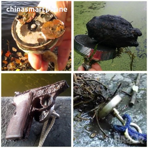 32mm 35кг Магнит за магнитен риболов, с кука (халка) Magnet fishing, снимка 10 - Екипировка - 32196278