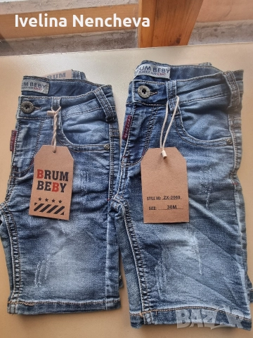 къси дънки Момиче 18- 30 месеца