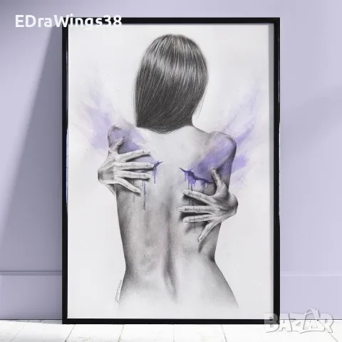 Картина "Grow your wings" Рисунка с молив