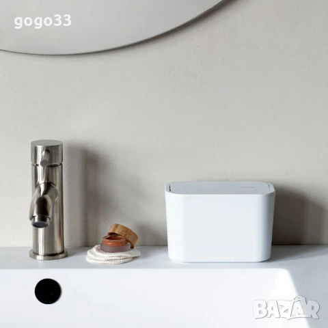 Кошче за отпадъци за баня Brabantia MindSet Dark Grey / White., снимка 8 - Други - 50601143