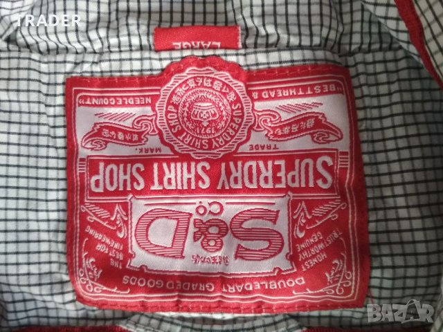 риза с дълъг ръкав SUPER DRY JPN superdry, снимка 16 - Ризи - 30112109