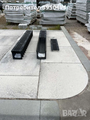 Линеен отводнител 100х100х1m с решетка от сферо чугун, клас B125, снимка 8 - Строителни материали - 53060155