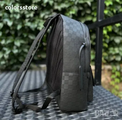 Черна раница Louis Vuitton-VL80k, снимка 4 - Раници - 47586135