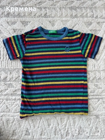 Сет от 4 блузи Benetton, снимка 4 - Бебешки блузки - 54201030