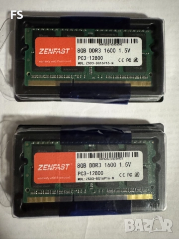 2x8=16 GB DDR3 SODIMM RAM памет за лаптоп